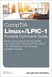 Tapa de CompTIA Linux+/LPIC-1 Portable Command Guide