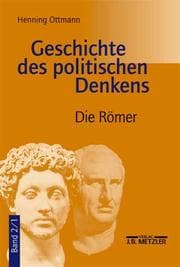 Tapa de Geschichte des politischen Denkens. Die Roemer und das Mittelalter