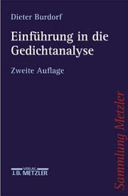 Tapa de Einführung in die Gedichtanalyse