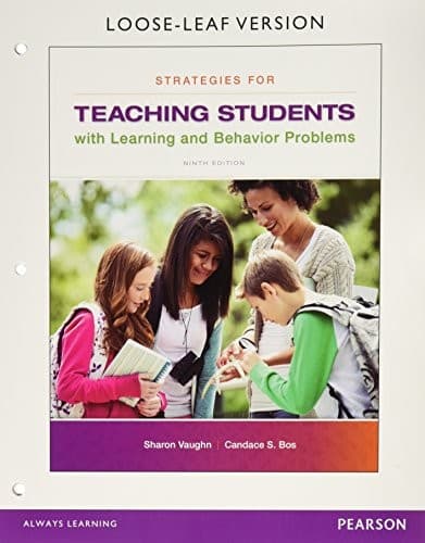 Tapa de Strategies for Teaching Students with Learning and Behavior Problems, Loose-Leaf Version