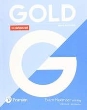 Tapa de Gold C1 Advanced New Edition Exam Maximiser with Key