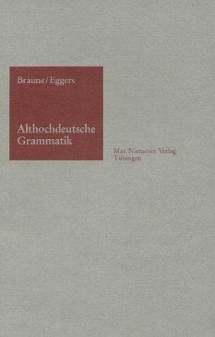 Tapa de Althochdeutsche Grammatik