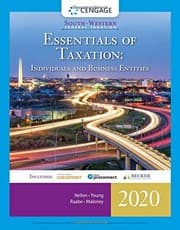 Tapa de South-Western Federal Taxation 2020 : Essentials of Taxation
