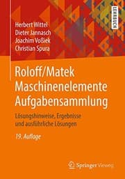 Tapa de Roloff/Matek Maschinenelemente Aufgabensammlung