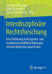 Tapa de Interdisziplinäre Rechtsforschung