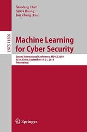 Tapa de Machine Learning for Cyber Security