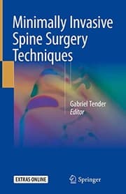 Tapa de Minimally Invasive Spine Surgery Techniques