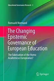 Tapa de The Changing Epistemic Governance of European Education