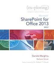 Tapa de Exploring Microsoft SharePoint for Office 2013, Brief