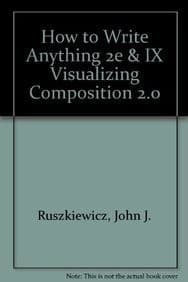 Tapa de How to Write Anything 2e & ix visualizing composition 2.0