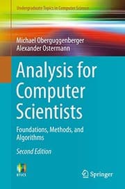 Tapa de Analysis for Computer Scientists