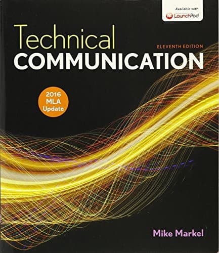 Tapa de Technical Communication, MLA Update   11E & LaunchPad for Technical Communication  11E