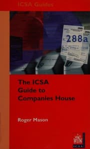 Tapa de The ICSA Guide to Companies House (ICSA Guides)