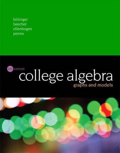 Tapa de College Algebra