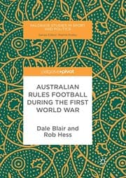 Tapa de Australian Rules Football During the First World War