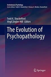 Tapa de The Evolution of Psychopathology