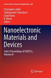 Tapa de Nanoelectronic Materials and Devices