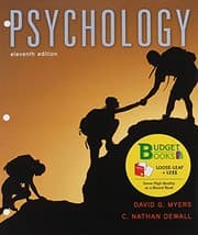 Tapa de Loose-leaf Version for Psychology 11e & LaunchPad for Myers' Psychology 11e