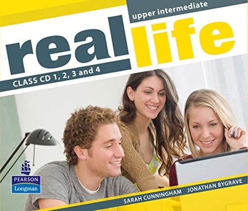 Tapa de Real Life Global Upper Intermediate Class CDs 1-4