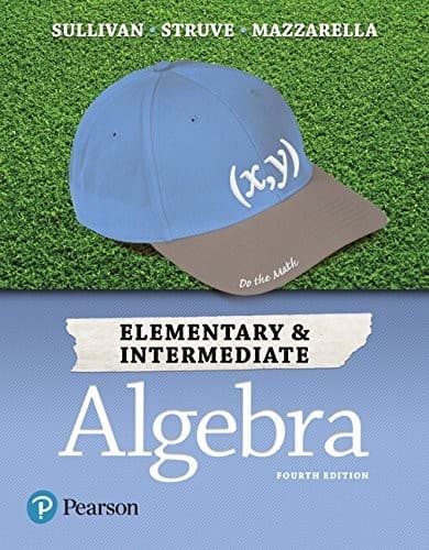Tapa de Elementary & Intermediate Algebra