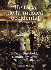 Tapa de Historia de la música occidental