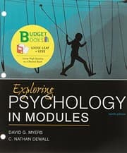 Tapa de Loose-leaf Version for Exploring Psychology in Modules 10e & LaunchPad for Myers's Exploring Psychology in Modules 10e