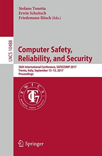 Tapa de Computer Safety, Reliability, and Security