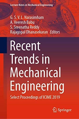 Tapa de Recent Trends in Mechanical Engineering