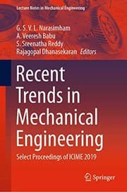 Tapa de Recent Trends in Mechanical Engineering
