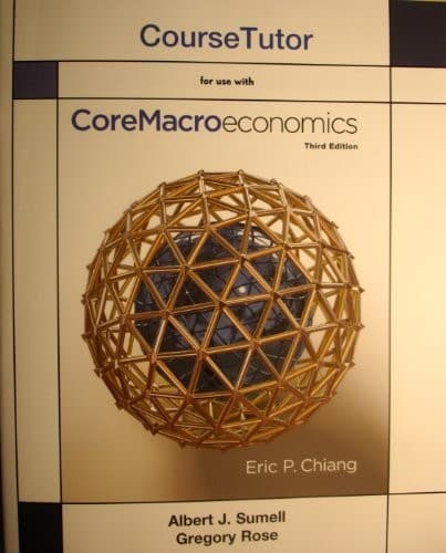 Tapa de CourseTutor for CoreMacroeconomics