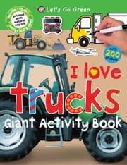 Tapa de Giant Activity Books I Love Trucks
