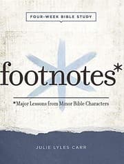 Tapa de Footnotes - Women's Bible Study Participant Workbook with Leader Helps