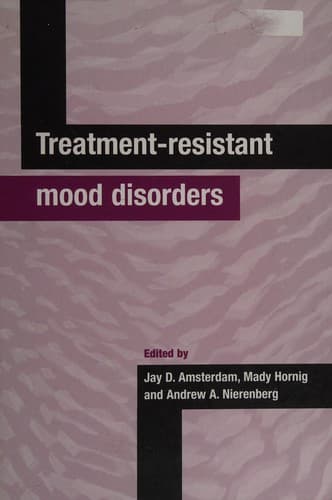 Tapa de Treatment-resistant mood disorders