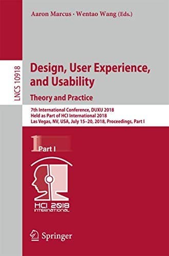 Tapa de Design, User Experience, and Usability : Theory and Practice