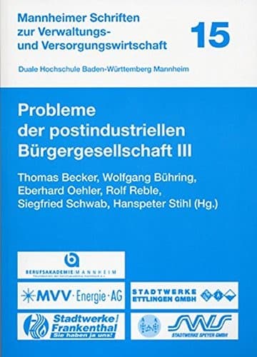 Tapa de Probleme der postindustriellen Bürgergesellschaft III