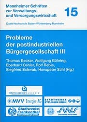 Tapa de Probleme der postindustriellen Bürgergesellschaft III