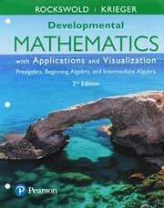 Tapa de Developmental Mathematics with Applications and Visualization