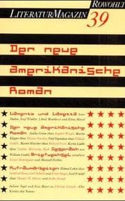 Tapa de Der neue amerikanische Roman