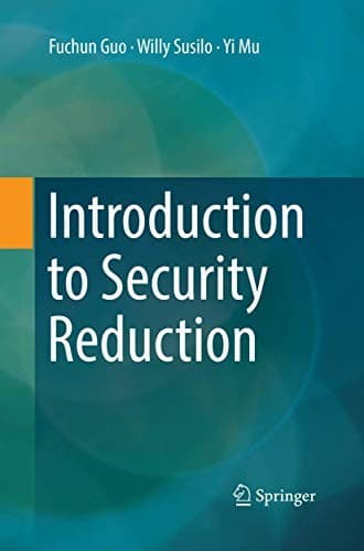 Tapa de Introduction to Security Reduction