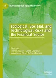 Tapa de Ecological, Societal, and Technological Risks and the Financial Sector