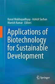 Tapa de Applications of Biotechnology for Sustainable Development