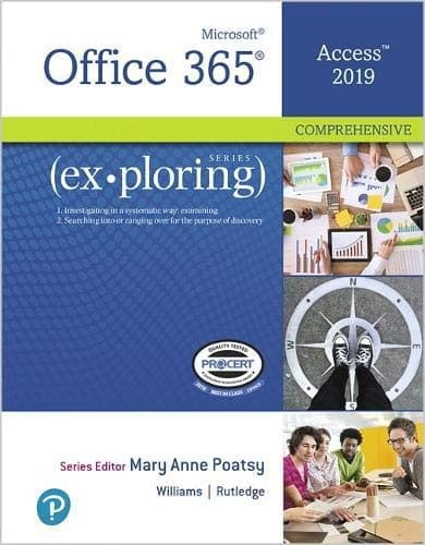 Tapa de Exploring Microsoft Office Access 2019 Comprehensive