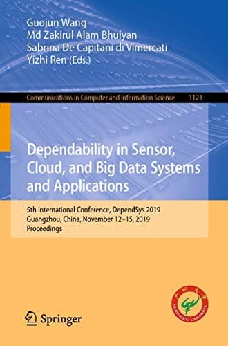 Tapa de Dependability in Sensor, Cloud, and Big Data Systems and Applications