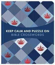 Tapa de Keep Calm and Puzzle on Bible Crosswords