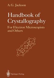 Tapa de Handbook of Crystallography