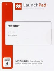 Tapa de Launchpad for Psychology, Six Month Access