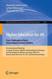 Tapa de Higher Education for All. From Challenges to Novel Technology-Enhanced Solutions