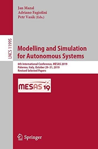 Tapa de Modelling and Simulation for Autonomous Systems