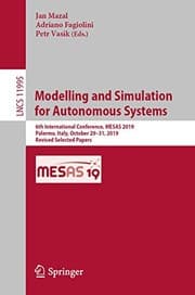 Tapa de Modelling and Simulation for Autonomous Systems