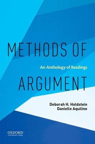 Tapa de Methods of Argument